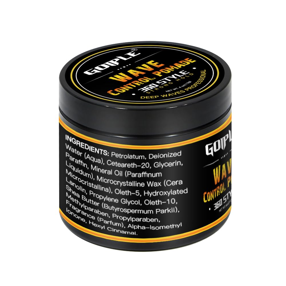 Foto 3 pulgar | Wave Pomade Goiple Natural Wave, Agarre Fuerte Con Tamaño De Viaje - Venta Internacional.