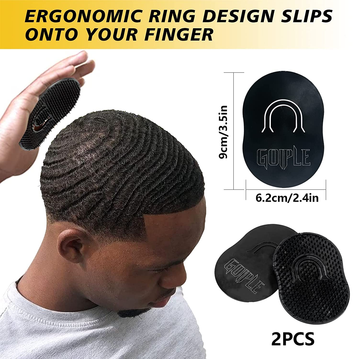 Foto 5 pulgar | Wave Pomade Goiple Natural Wave, Agarre Fuerte Con Tamaño De Viaje - Venta Internacional.