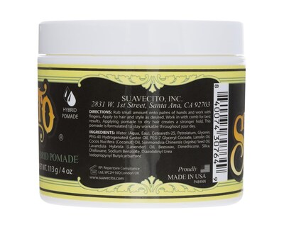Foto 3 | Pomade Suavecito Hybrid, 118 Ml, Fijación Media Y Alto Brillo Para Hombre - Venta Internacional.