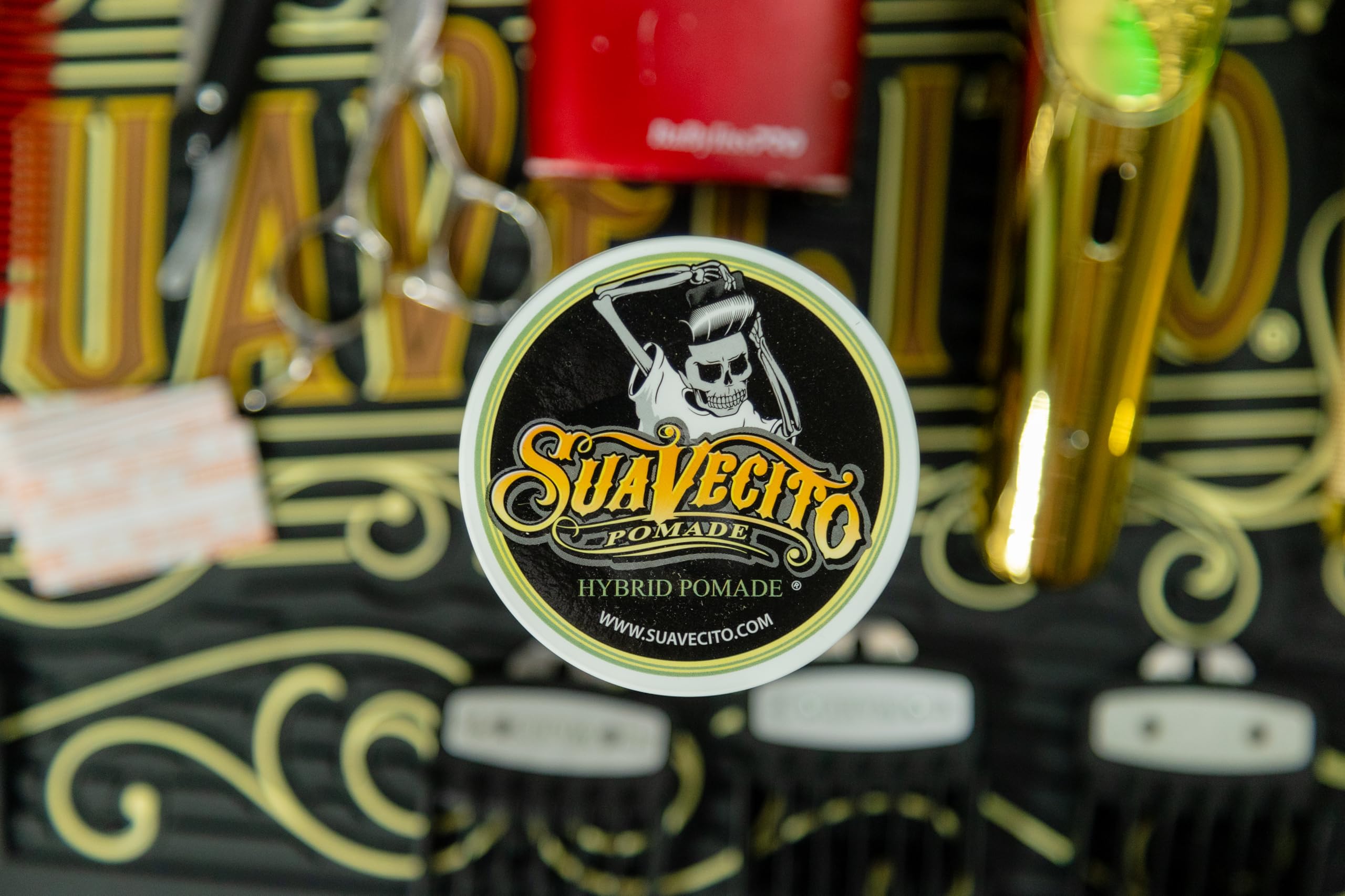 Foto 7 pulgar | Pomade Suavecito Hybrid, 118 Ml, Fijación Media Y Alto Brillo Para Hombre - Venta Internacional.
