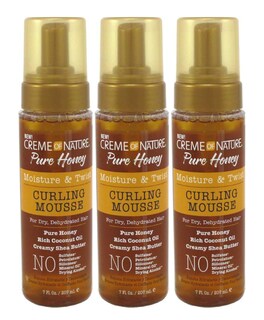 Foto 7 | Mousse Rizador Creme Of Nature Pure Honey 207 Ml (paquete De 3) - Venta Internacional.