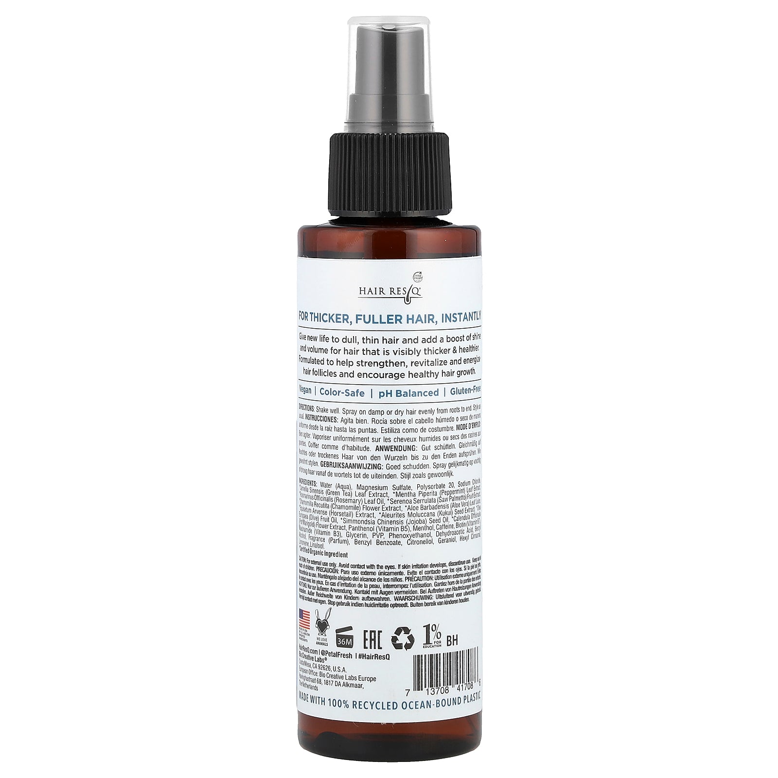 Foto 3 pulgar | Tratamiento Espesante Y Voluminizador Petal Fresh Hair Resq - Venta Internacional.