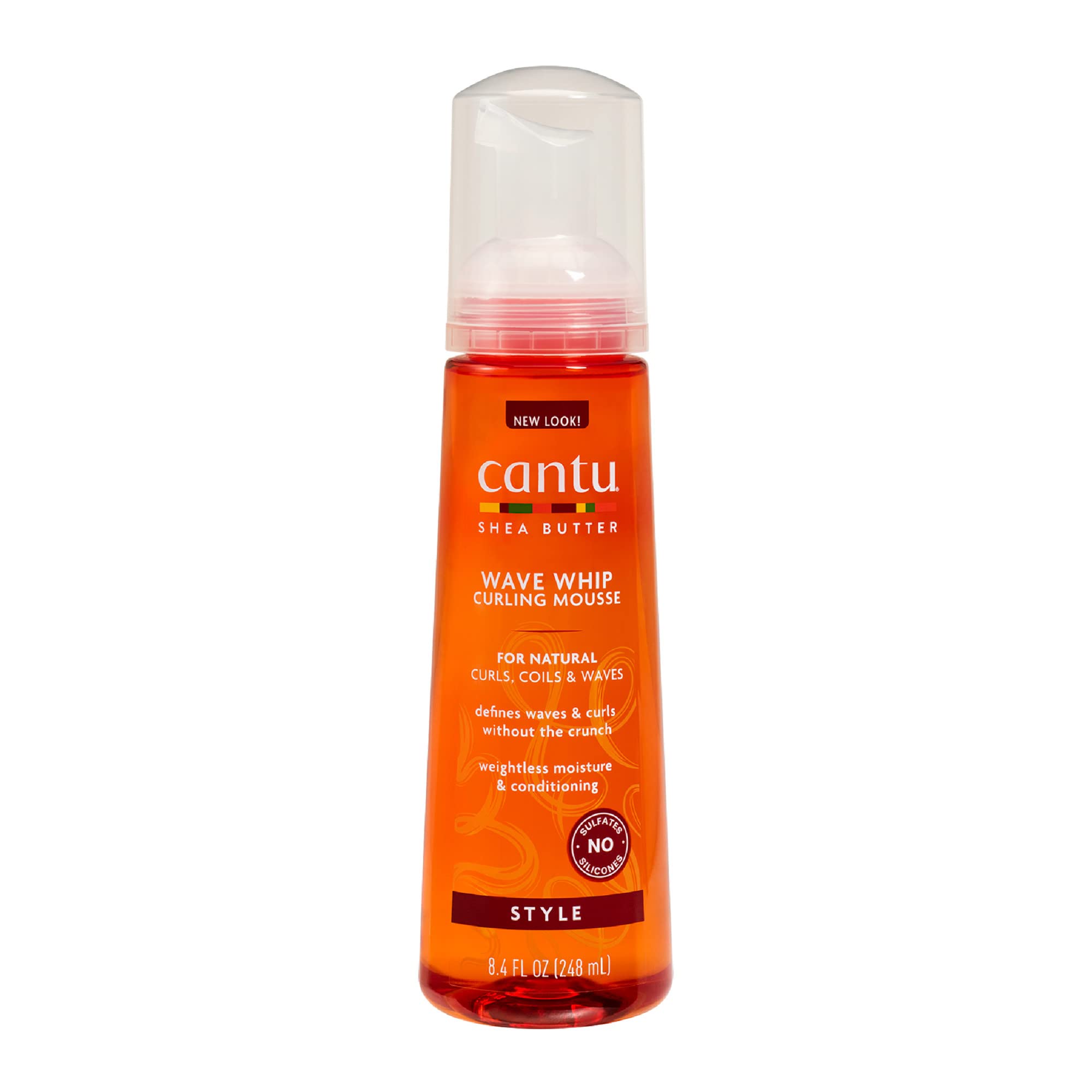 Mousse Para Rizar Cantu Wave Whip Con Manteca De Karité, 250 Ml - Venta Internacional.