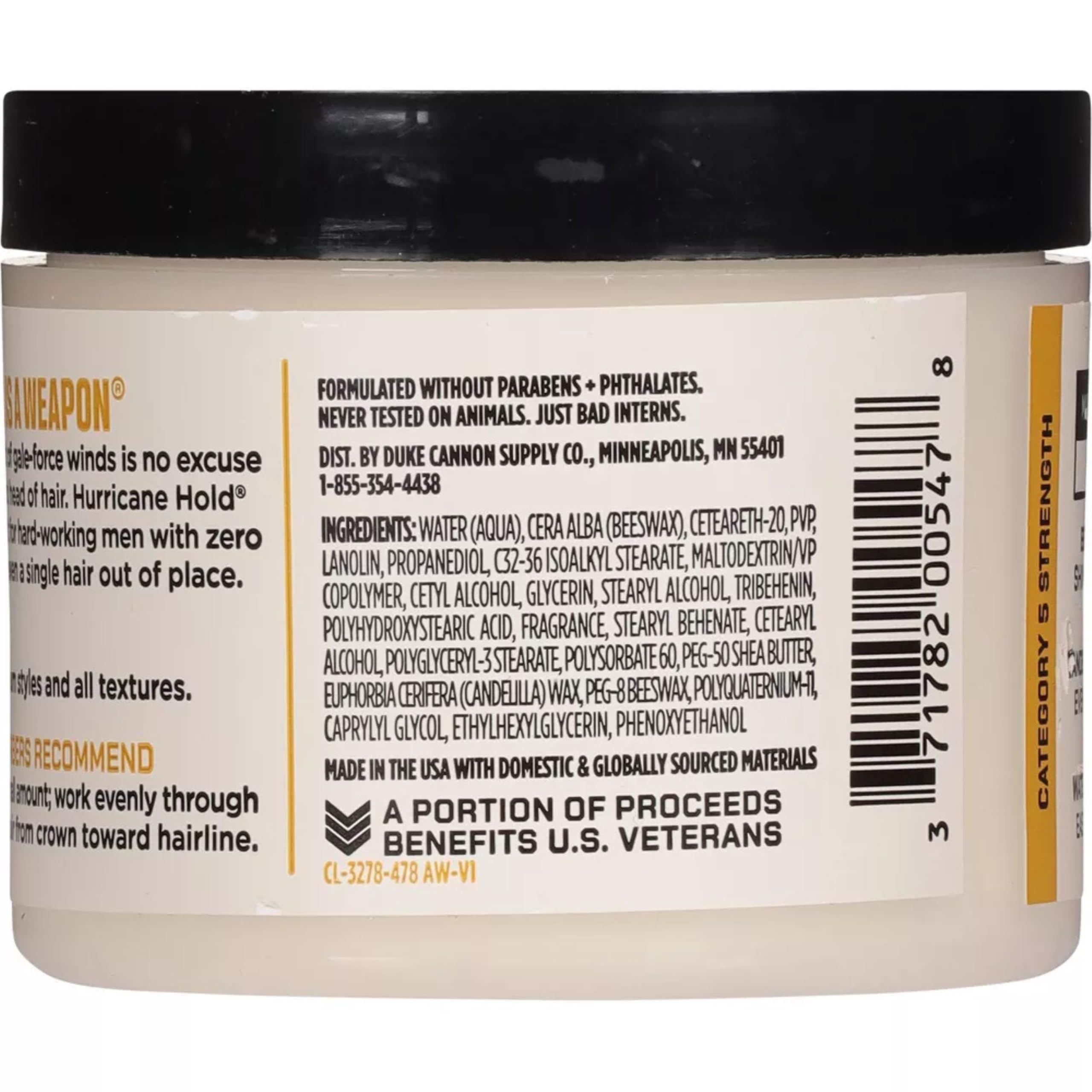 Foto 5 | Pomada Duke Cannon Hurricane Hold 130 ml - Venta Internacional
