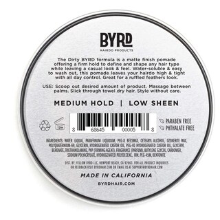 Foto 2 | Pomade Byrd Hair Mate De Fijación Media A Base De Agua 100 Ml - Venta Internacional.