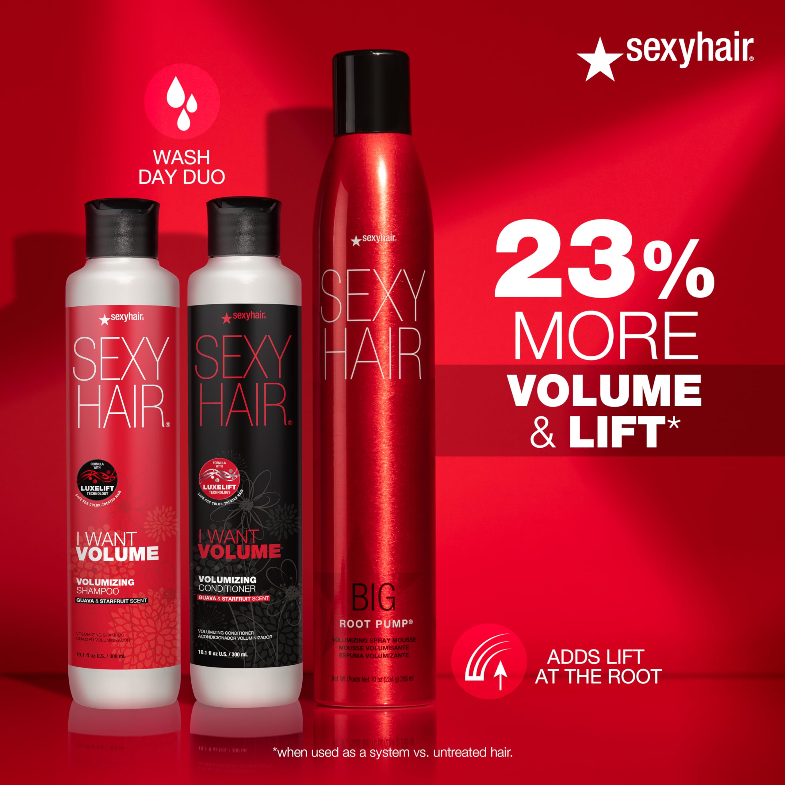 Foto 5 pulgar | Espray Voluminizador Sexyhair Big Root Pump 50 Ml Travel - Venta Internacional.