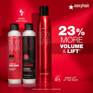 Foto 4 | Espray Voluminizador Sexyhair Big Root Pump 50 Ml Travel - Venta Internacional.