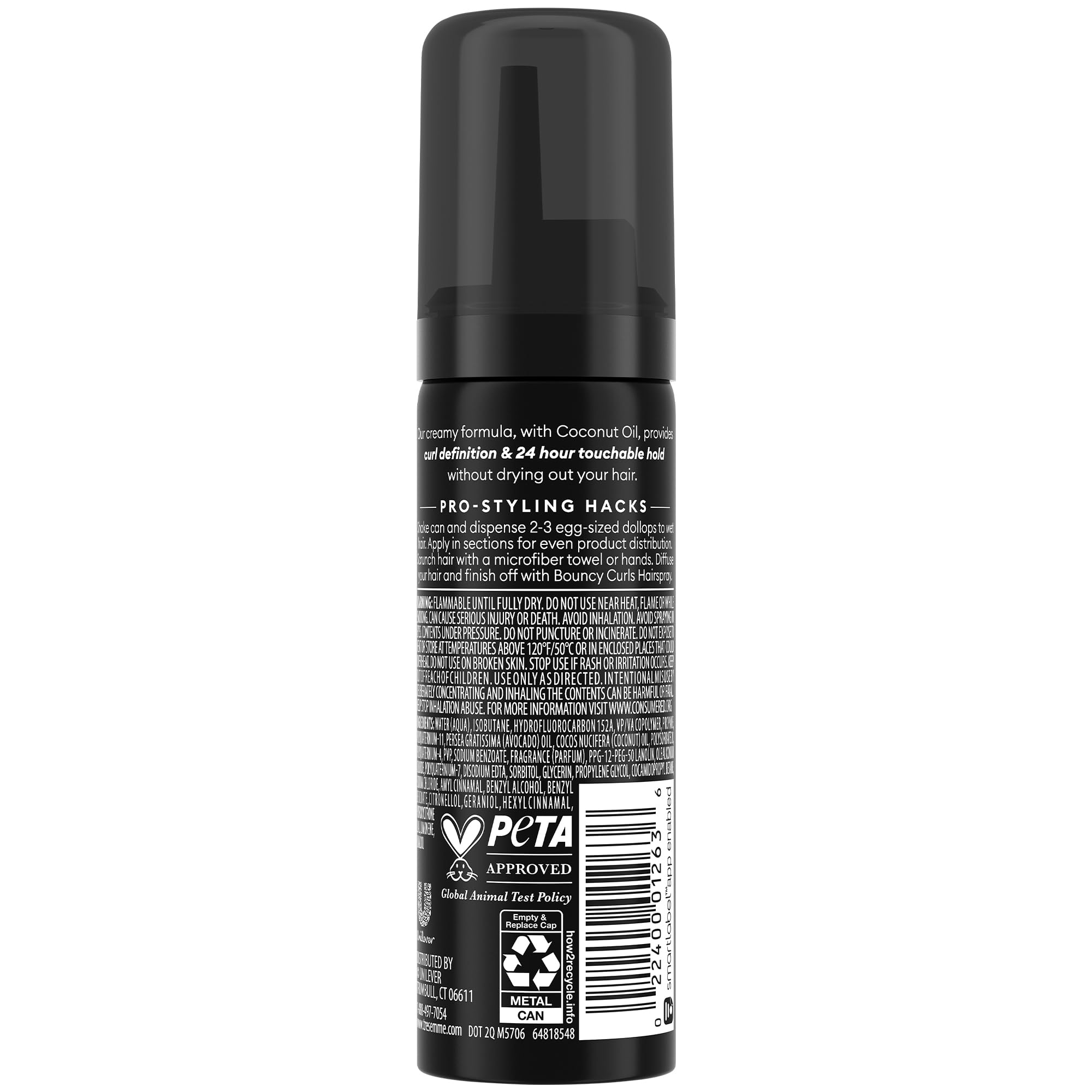 Foto 3 pulgar | Mousse Para El Cabello Tresemmé Defining Bouncy Curls  60 Ml  Paquete De 6 Unidades - Venta Internacional.
