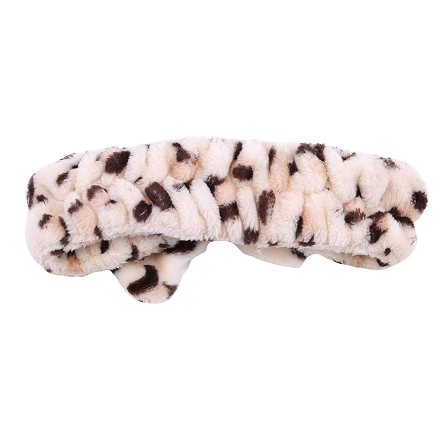 Foto 4 pulgar | Diadema Huoguo Diadema Elástica De Forro Polar Coral Suave Para Mujer - Venta Internacional.