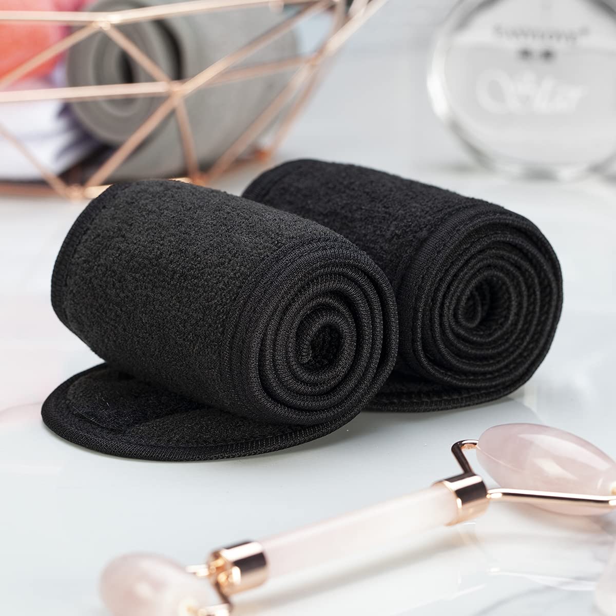 Foto 3 pulgar | Diadema De Maquillaje Huoguo  Ultrasuave  Ajustable  Para Spa Y Facial  X2 - Venta Internacional.
