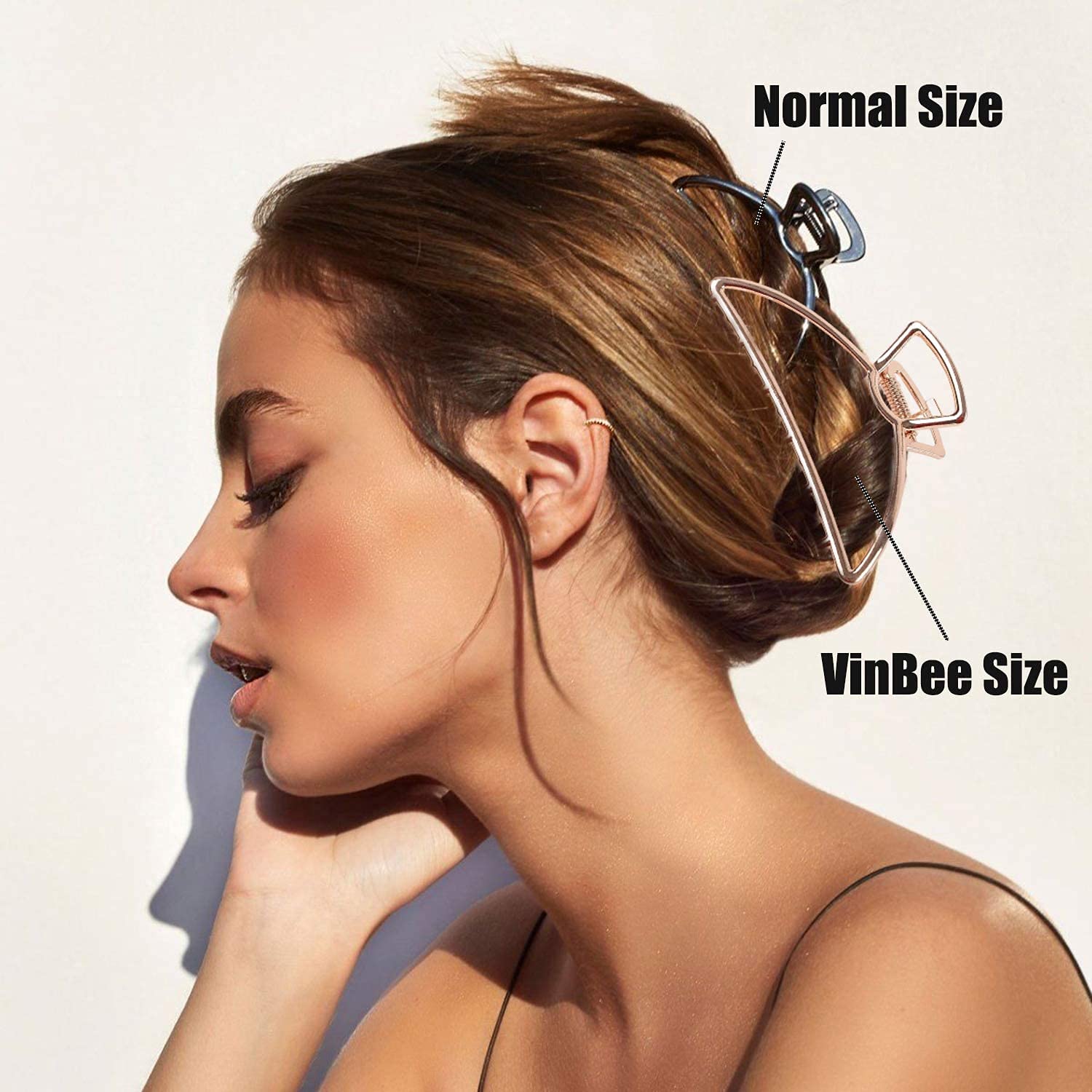 Pinzas Para El Pelo Huoguo  Broche De Metal Para Enganchar El Pelo  Pinza Para La Mandíbula - Venta Internacional.
