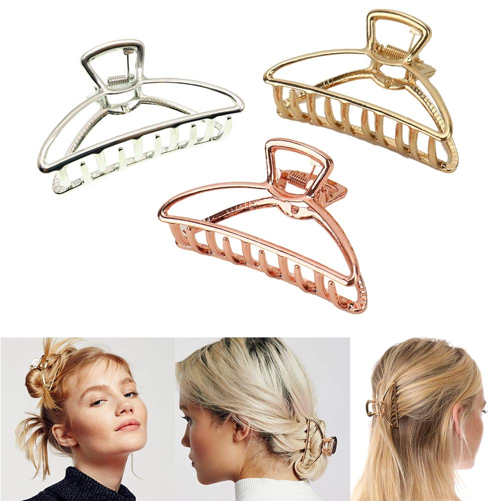 Foto 6 pulgar | Pinzas Para El Pelo Huoguo  Broche De Metal Para Enganchar El Pelo  Pinza Para La Mandíbula - Venta Internacional.