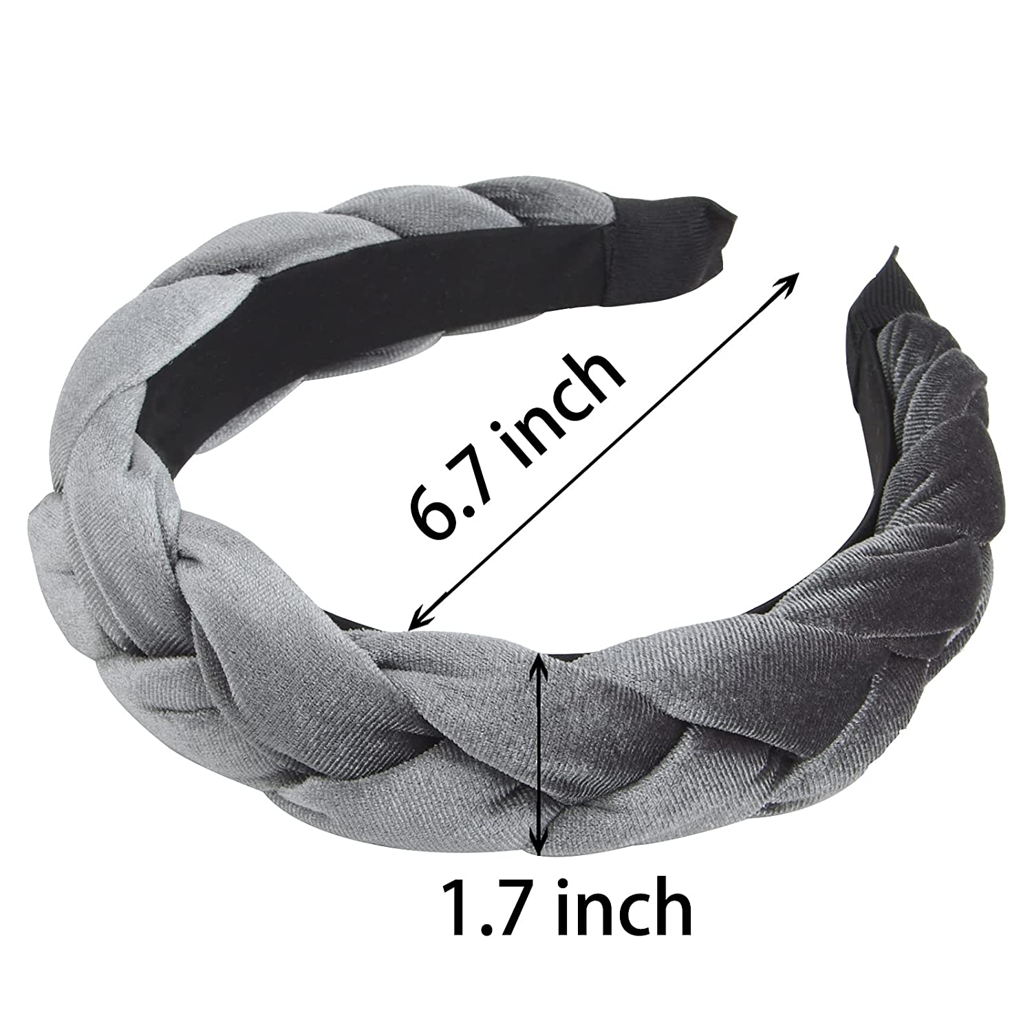 Foto 4 pulgar | Diademas Huoguo Fashion  Diadema Entrecruzada  Sujetador De Terciopelo - Venta Internacional.