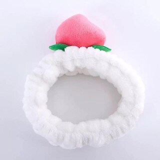 Foto 2 | Diadema Huoguo Fashion Velvet Peach Para Mujeres Y Niñas - Venta Internacional.