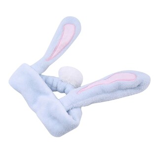 Foto 1 | Diadema Huoguo Bonita Y Larga Con Orejas De Conejo Para Mujer Azul Claro - Venta Internacional.