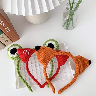 Foto 3 | Diadema Con Orejas De Animal Huoguo Con Dibujos Animados Suave Y Linda Para Mujer - Venta Internacional.