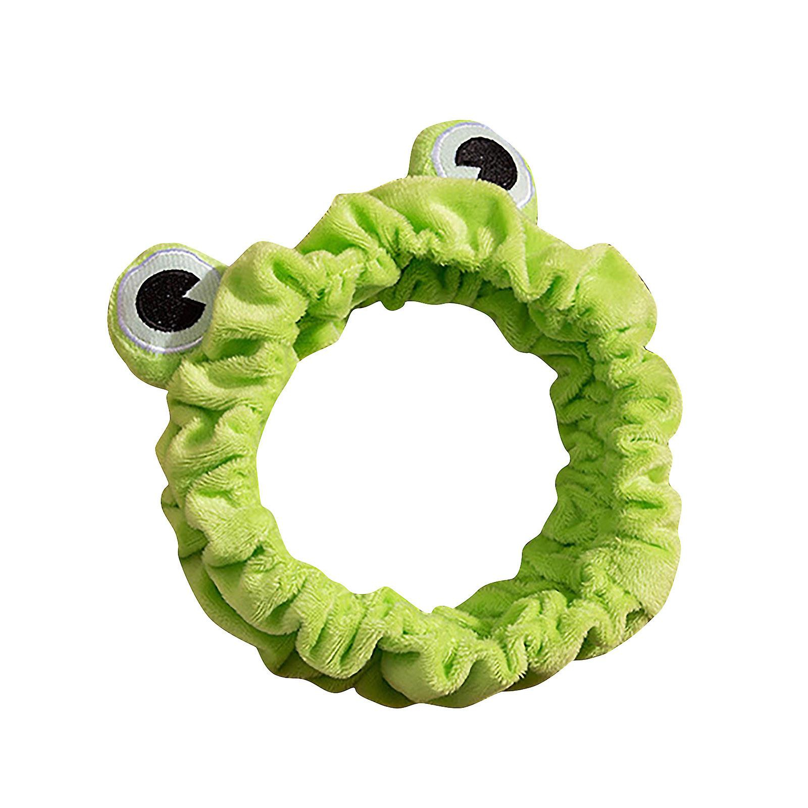 Diadema Huoguo Divertido Maquillaje Con Forma De Coágulo Verde Elástico De Ala Ancha - Venta Internacional.