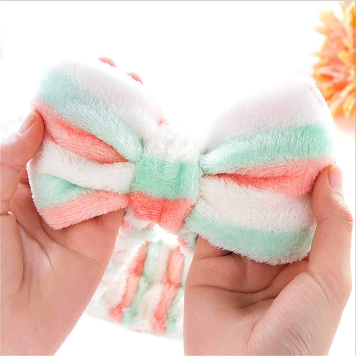 Foto 3 pulgar | Diadema Huoguo  Diadema Elástica De Forro Polar Coral Suave Para Mujer - Venta Internacional.