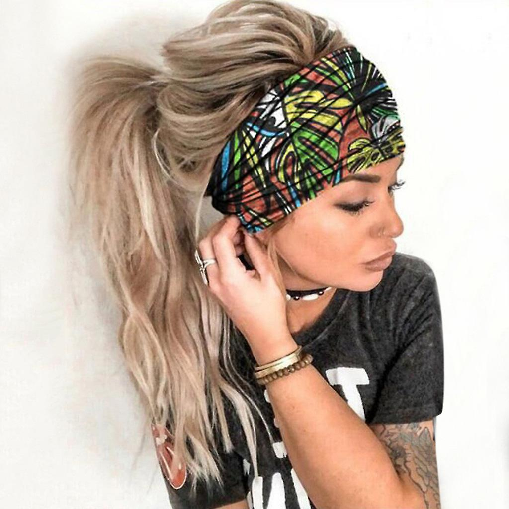 Foto 3 pulgar | Diadema Huoguo  Bandana Elástica Para Mujer  Color Liso - Venta Internacional.