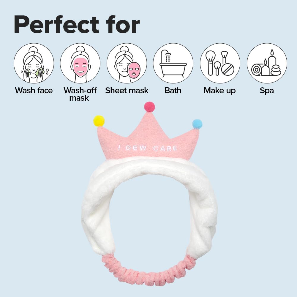 Foto 5 pulgar | Diadema I Dew Care Face Wash Rosa Para Lavar Y Maquillar - Venta Internacional.
