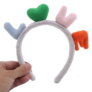 Foto 3 | Diadema Huoguo Lovely Letters Love Plush Head Hoop Para Mujer - Venta Internacional.