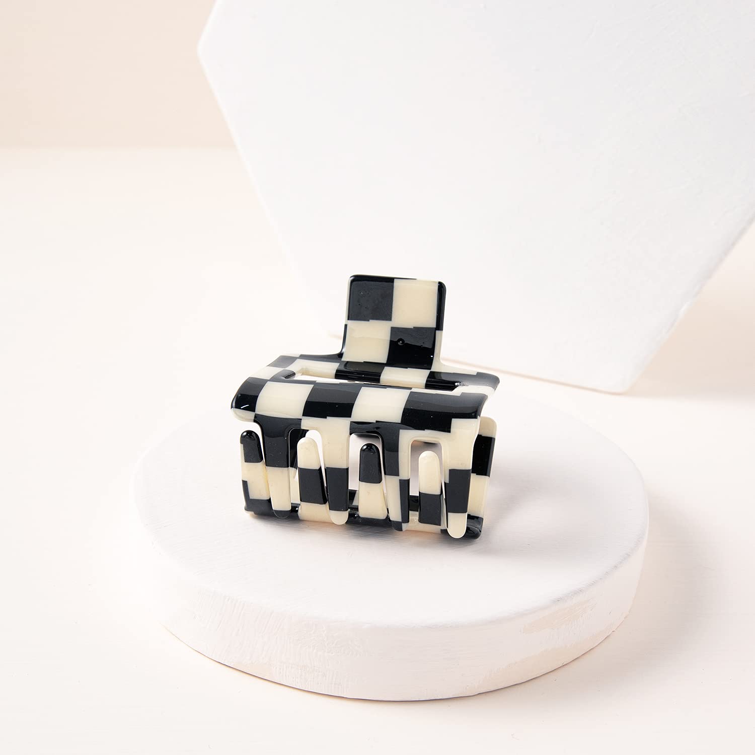 Foto 4 | Pinzas Para El Pelo Huoguo Checker Claws Tortoise Para Mujer - Venta Internacional.