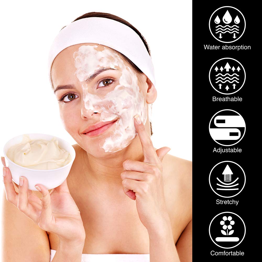 Foto 3 pulgar | Diadema De Maquillaje Huoguo  Ultrasuave Y Ajustable  Para Spa Y Facial  X3 - Venta Internacional.