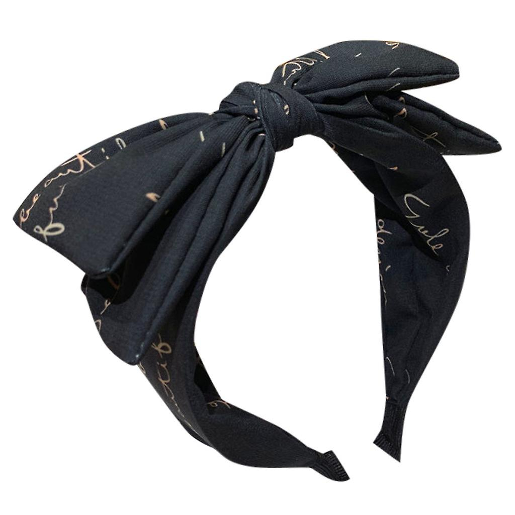 Foto 2 pulgar | Diadema Huoguo Con Pajarita Estampada Para Mujer - Venta Internacional.
