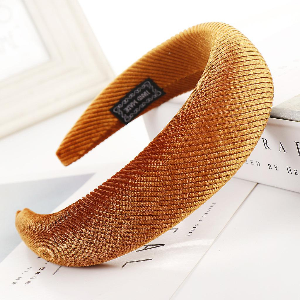 Foto 3 pulgar | Diadema De Moda Huoguo Velvet Sponge Para Mujer - Venta Internacional.