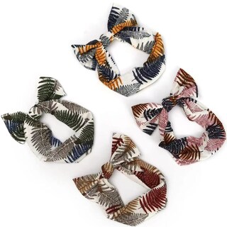 Foto 4 | Diadema Huoguo Vintage Con Nudo Medio En Forma De Cruz Con Hojas De Arce - Venta Internacional.