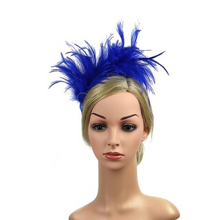 Foto 3 | Diadema Huoguo Vintage Burlesque Flapper Con Plumas De Avestruz - Venta Internacional.