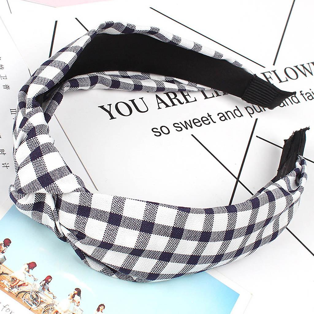 Foto 2 | Diadema Huoguo Grid  Pajarita De Terciopelo Para Mujer - Venta Internacional.