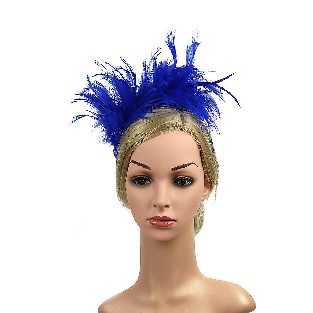 Foto 4 pulgar | Diadema Huoguo Vintage Burlesque Flapper Con Plumas De Avestruz - Venta Internacional.