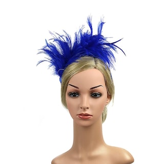 Foto 3 | Diadema Huoguo Vintage Burlesque Flapper Con Plumas De Avestruz - Venta Internacional.