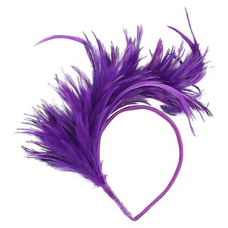 Foto 1 | Diadema Huoguo Vintage Burlesque Flapper Con Plumas De Avestruz - Venta Internacional.