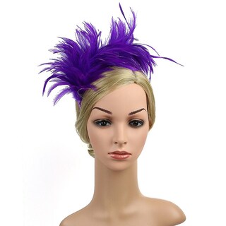 Foto 3 | Diadema Huoguo Vintage Burlesque Flapper Con Plumas De Avestruz - Venta Internacional.