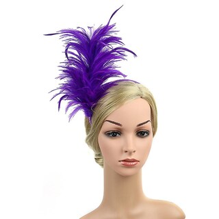 Foto 5 | Diadema Huoguo Vintage Burlesque Flapper Con Plumas De Avestruz - Venta Internacional.