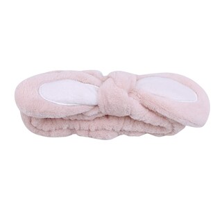 Foto 4 | Diadema Huoguo Soft Low Con Orejas De Conejo Para Mujer Color Champán - Venta Internacional.