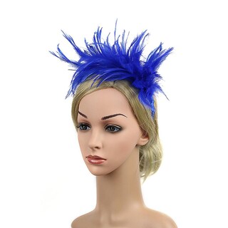 Foto 5 | Diadema Huoguo Vintage Burlesque Flapper Con Plumas De Avestruz - Venta Internacional.