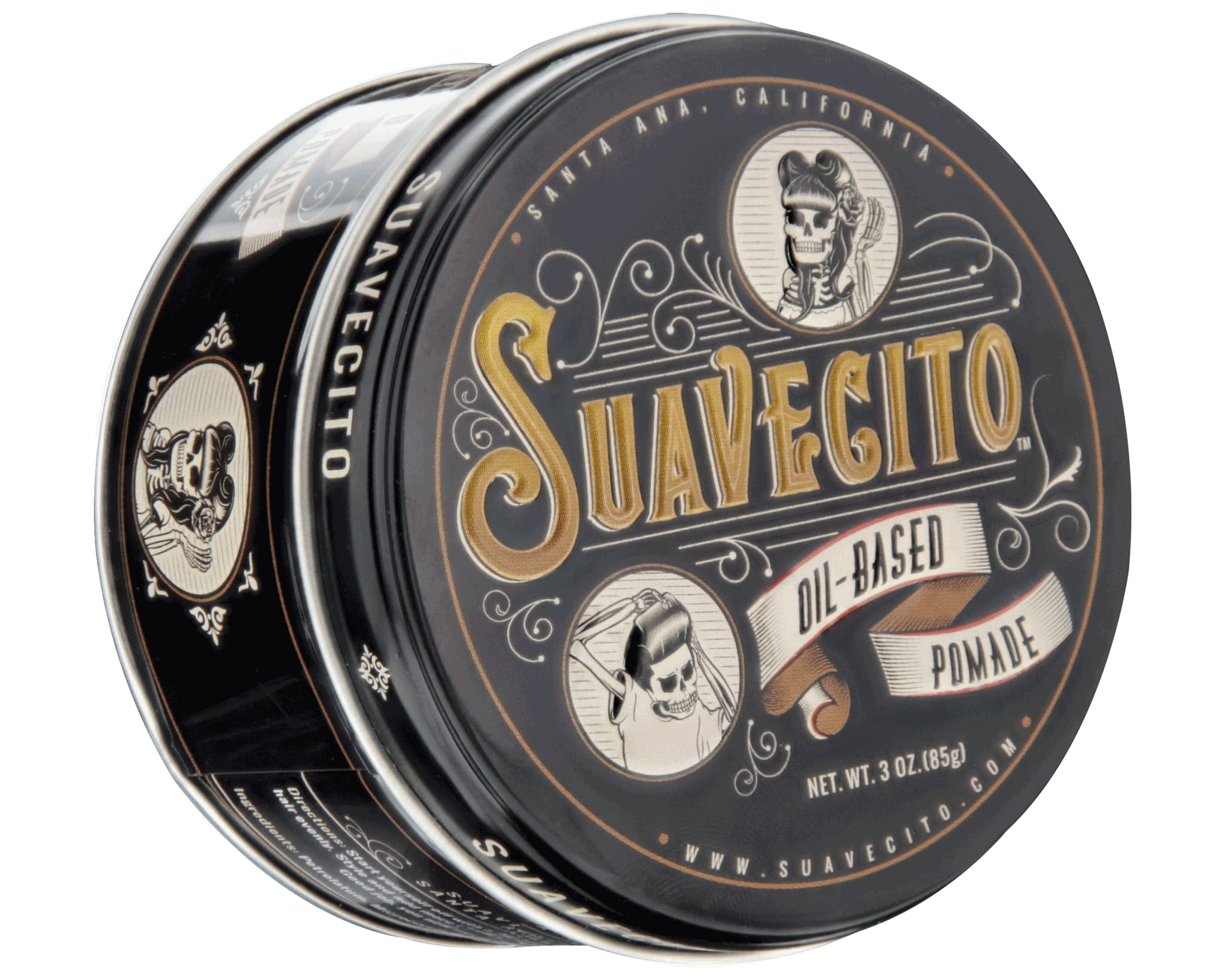 Pomade Suavecito A Base De Aceite  90 Ml  Fijación Media Con Aroma Original - Venta Internacional.
