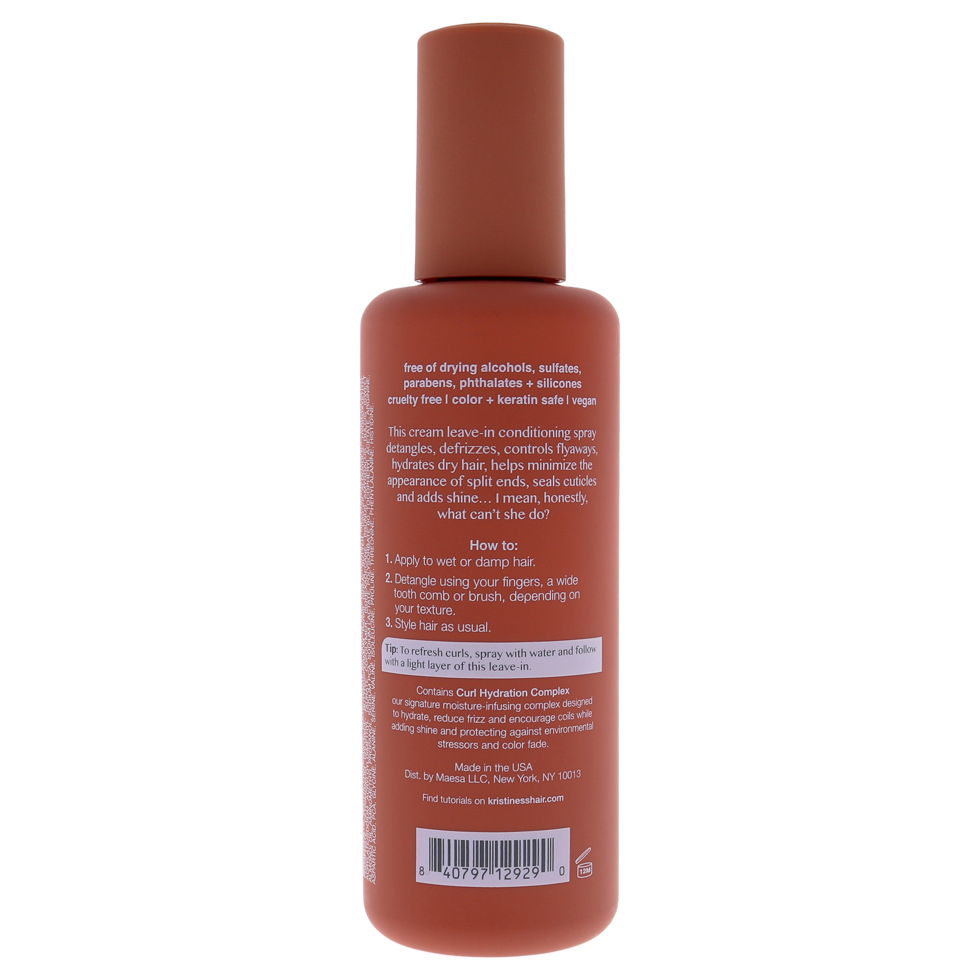 Foto 3 pulgar | Acondicionador Ultra Hydrating Curl Leave-in Cream Kristin Ess Transparent Colour