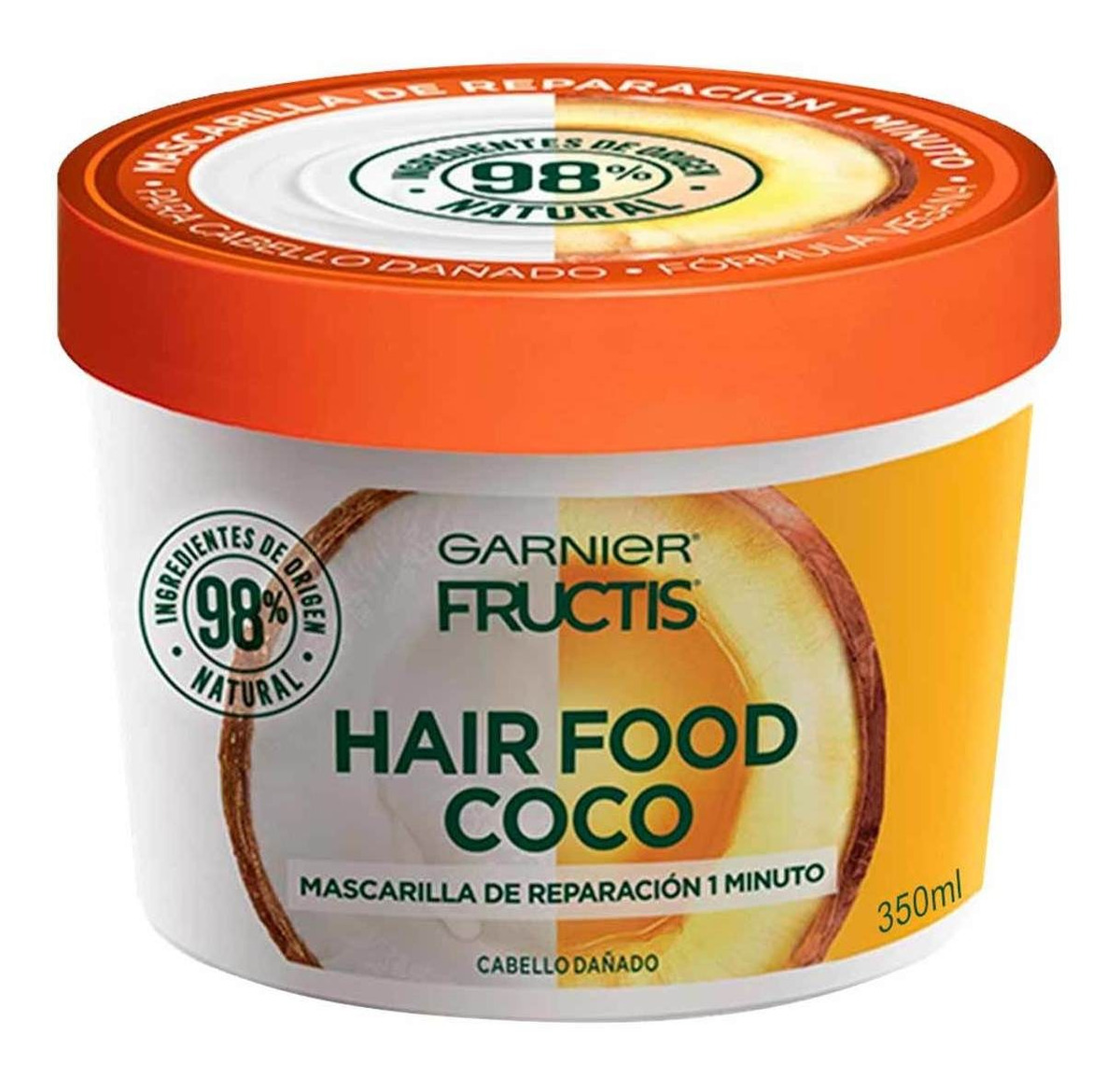 Mascarilla Capilar Garnier Fructis Coco para Cabello Dañado 350ml