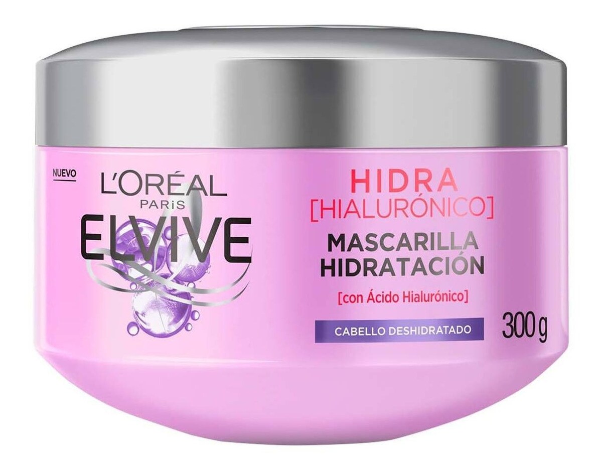 Mascarilla Capilar L'Oreal Paris Elvive Hidra Hialurónico 300G $321