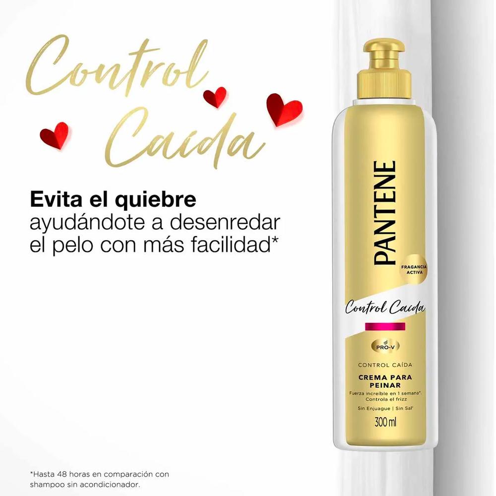 Foto 4 pulgar | Crema para Peinar Pantene Control Caída 300 ml