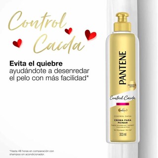 Foto 3 | Crema para Peinar Pantene Control Caída 300 ml