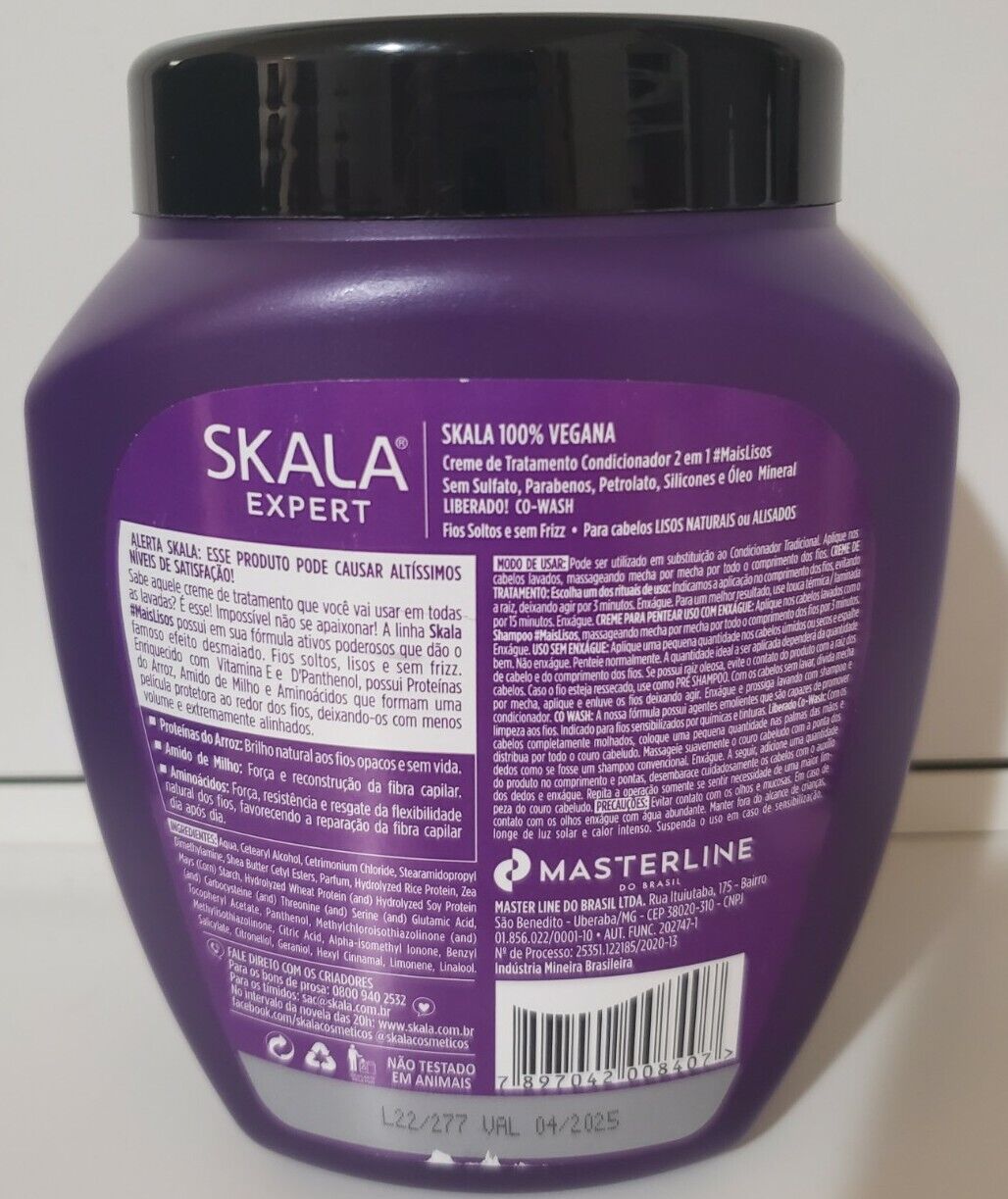 Foto 3 pulgar | Skala Expert Mais Lisos Crema Para Peinar Cabello Liso