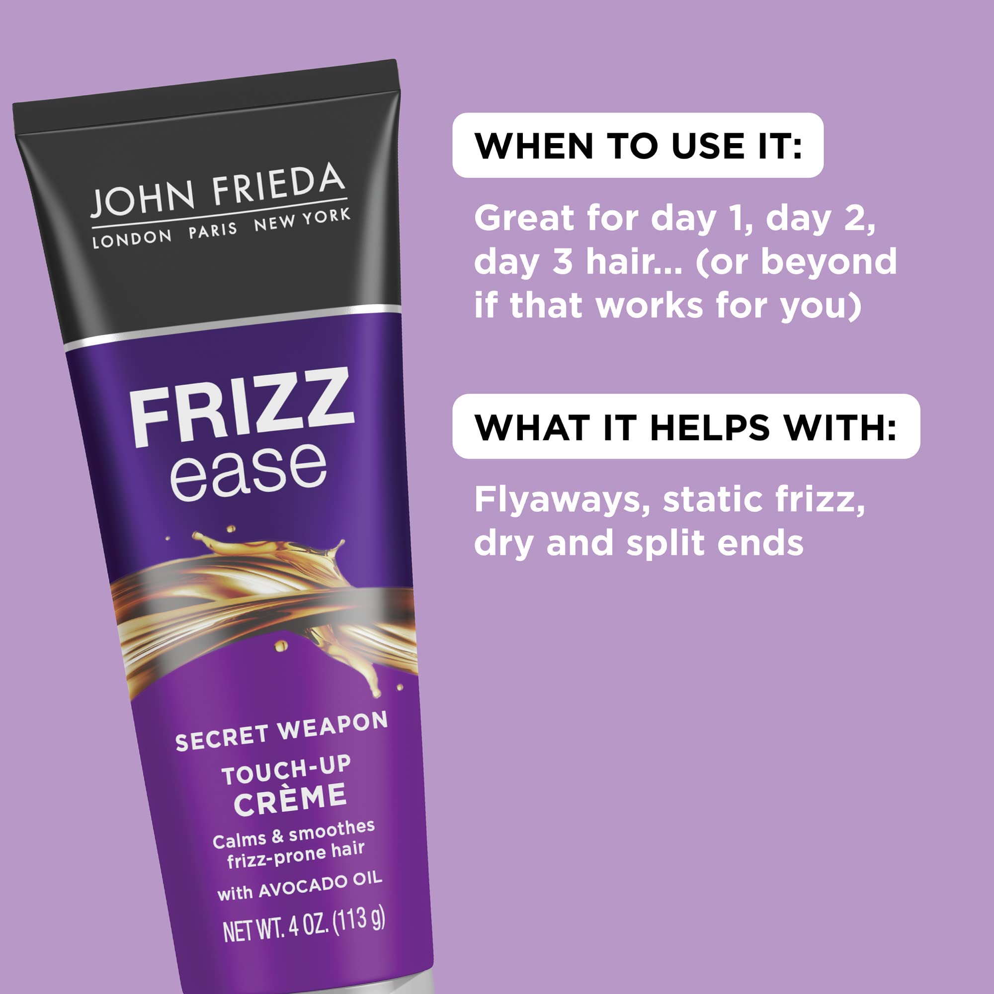 Foto 3 pulgar | Crema para El Cabello John Frieda Frizz Ease Secret Weapon 120 ml X2 - Venta Internacional