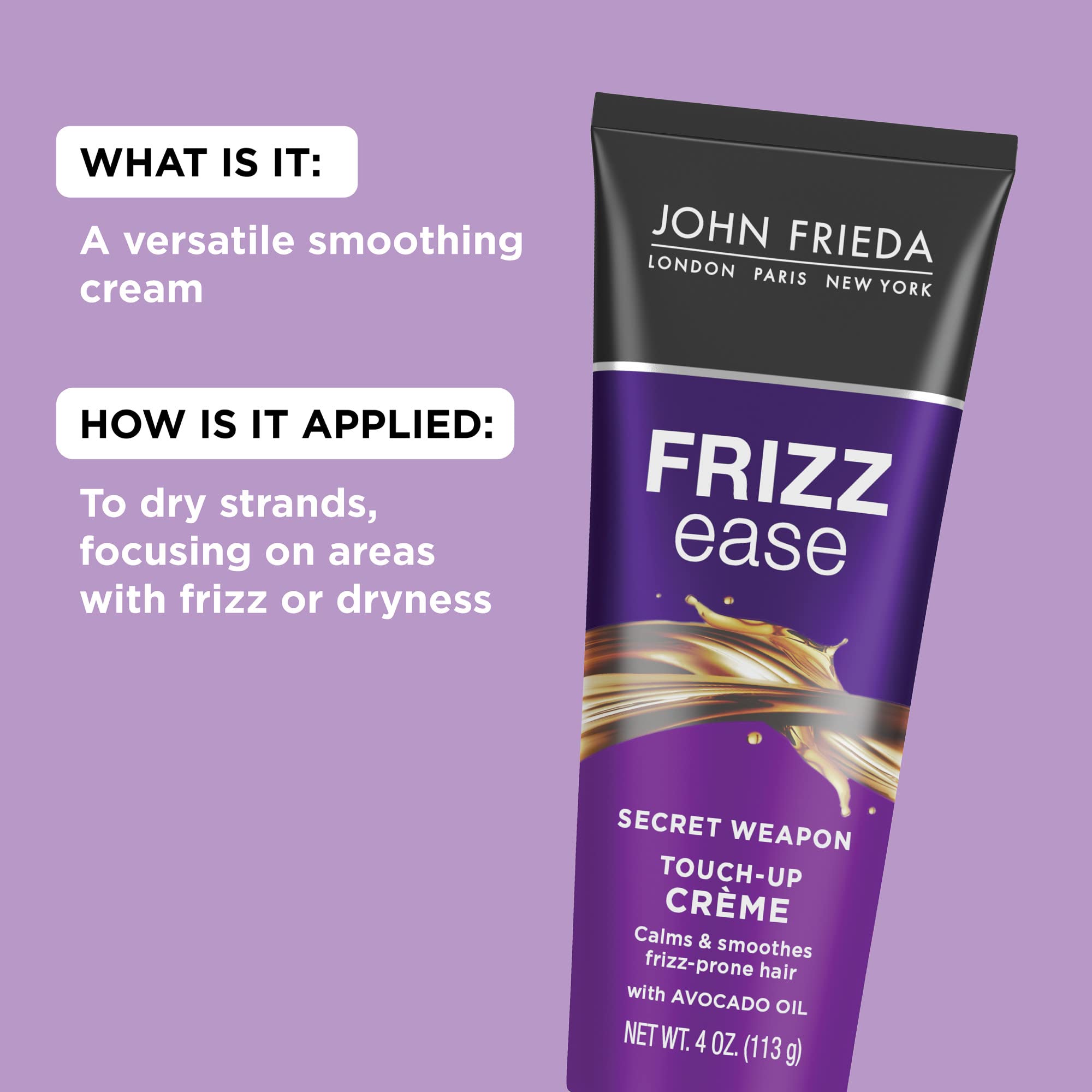 Foto 4 pulgar | Crema para El Cabello John Frieda Frizz Ease Secret Weapon 120 ml X2 - Venta Internacional