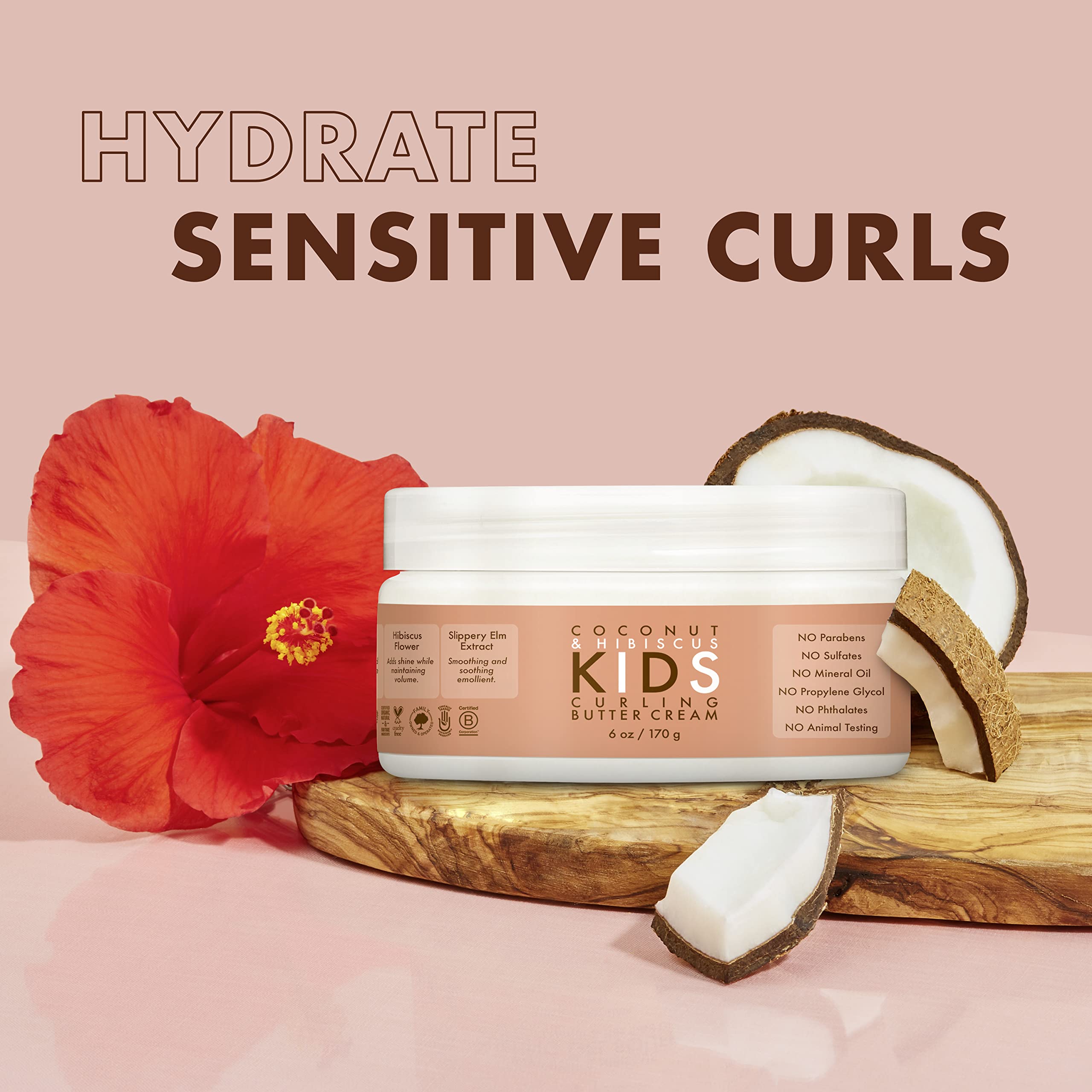 Foto 3 pulgar | Crema para Peinar Sheamoisture Coconut & Hibiscus Curl Kids 170 Ml - Venta Internacional