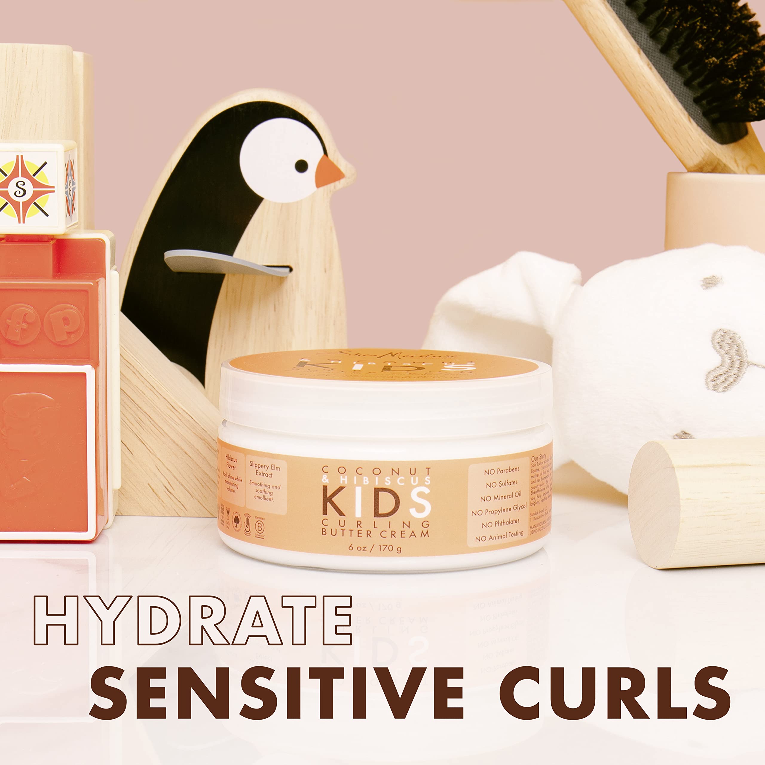 Foto 5 pulgar | Crema para Peinar Sheamoisture Coconut & Hibiscus Curl Kids 170 Ml - Venta Internacional